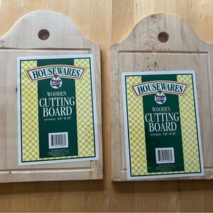 Housewares Wooden Cutting Board Set